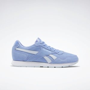 Reebok Royal Glide Turnschuhe Damen - Blumen Blau/Weiß - DE 538-DMW